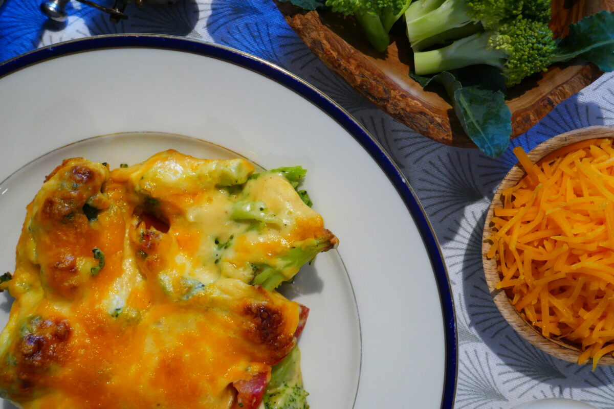 Brokkoli-Tomaten-Gratin