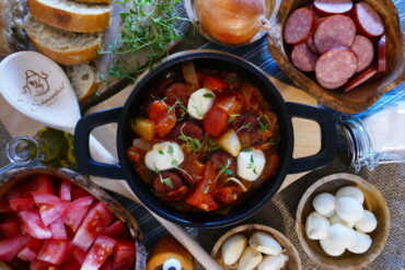 Tomaten-Cabanossi-Pfanne