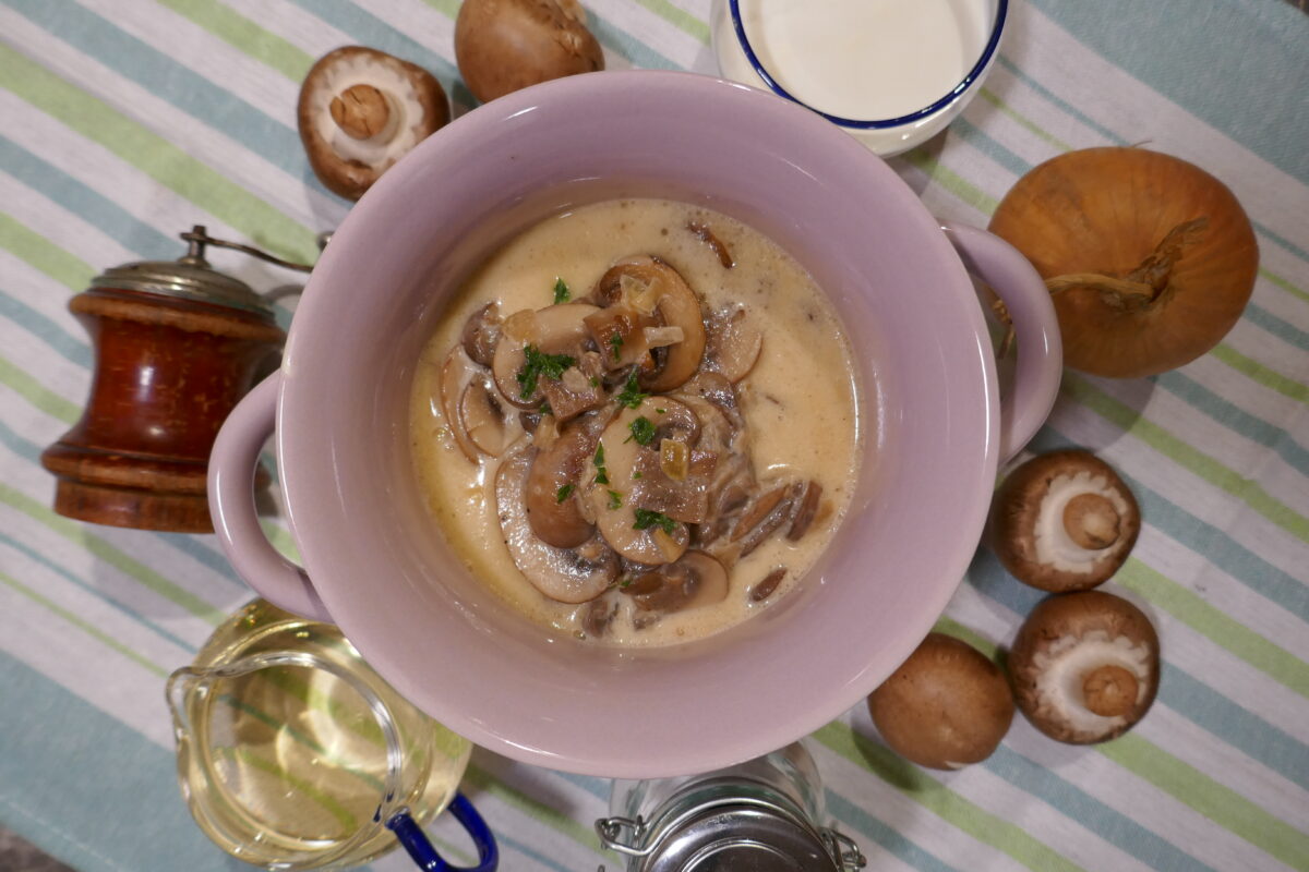Champignon-Sahne-Soße