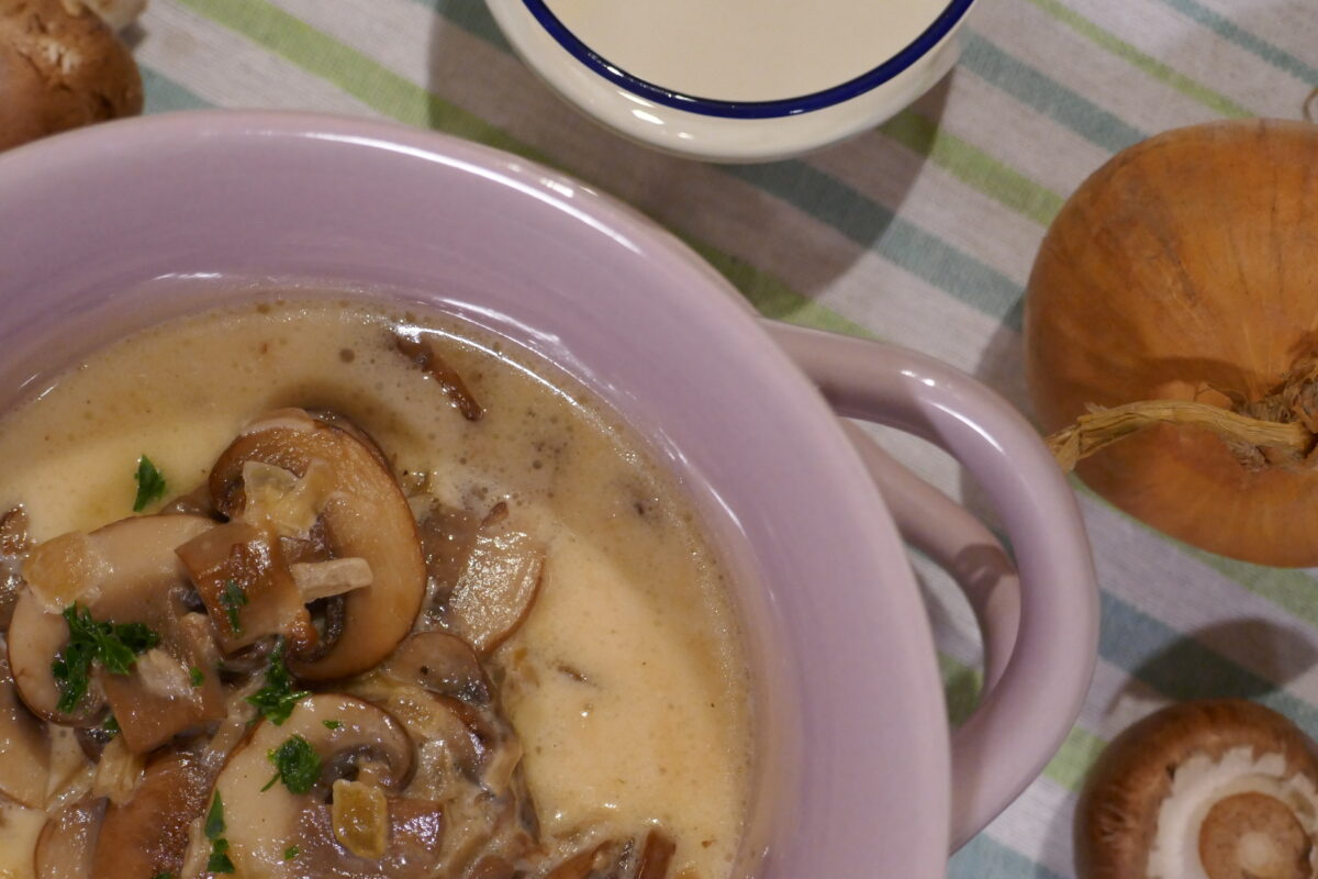 Champignon-Sahne-Soße