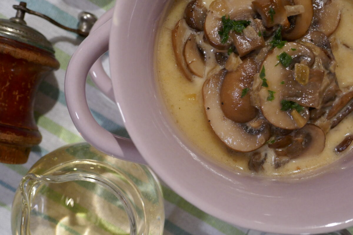 Champignon-Sahne-Soße
