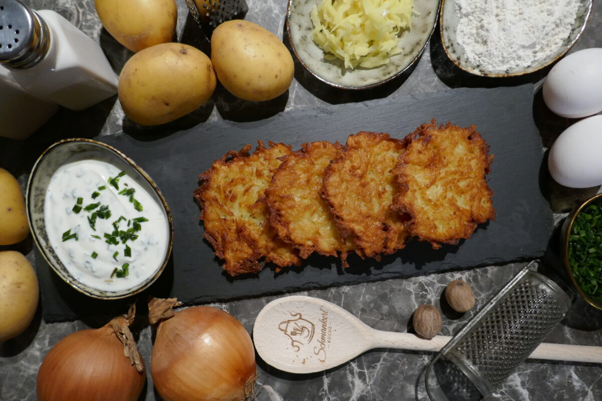 Knusprige Kartoffelpuffer