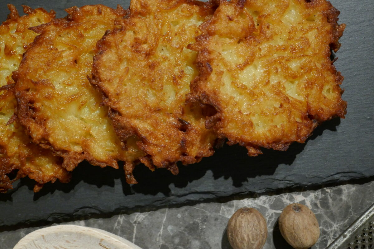 Knusprige Kartoffelpuffer
