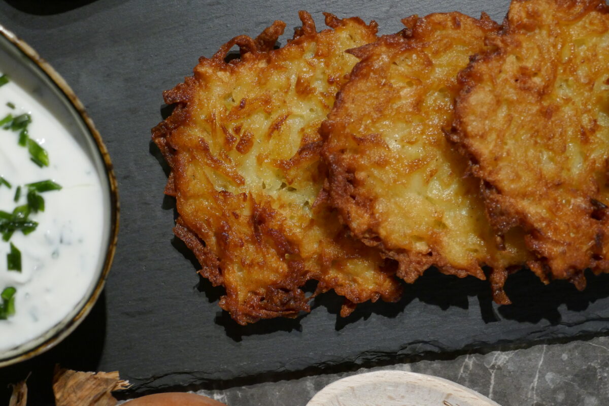 Knusprige Kartoffelpuffer