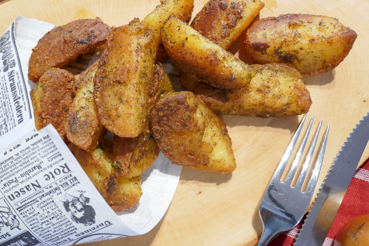 Würzige Kartoffelspalten