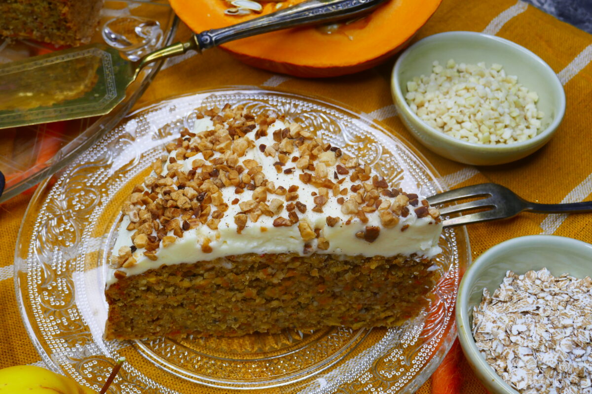 Kürbis-Apfel-Kuchen