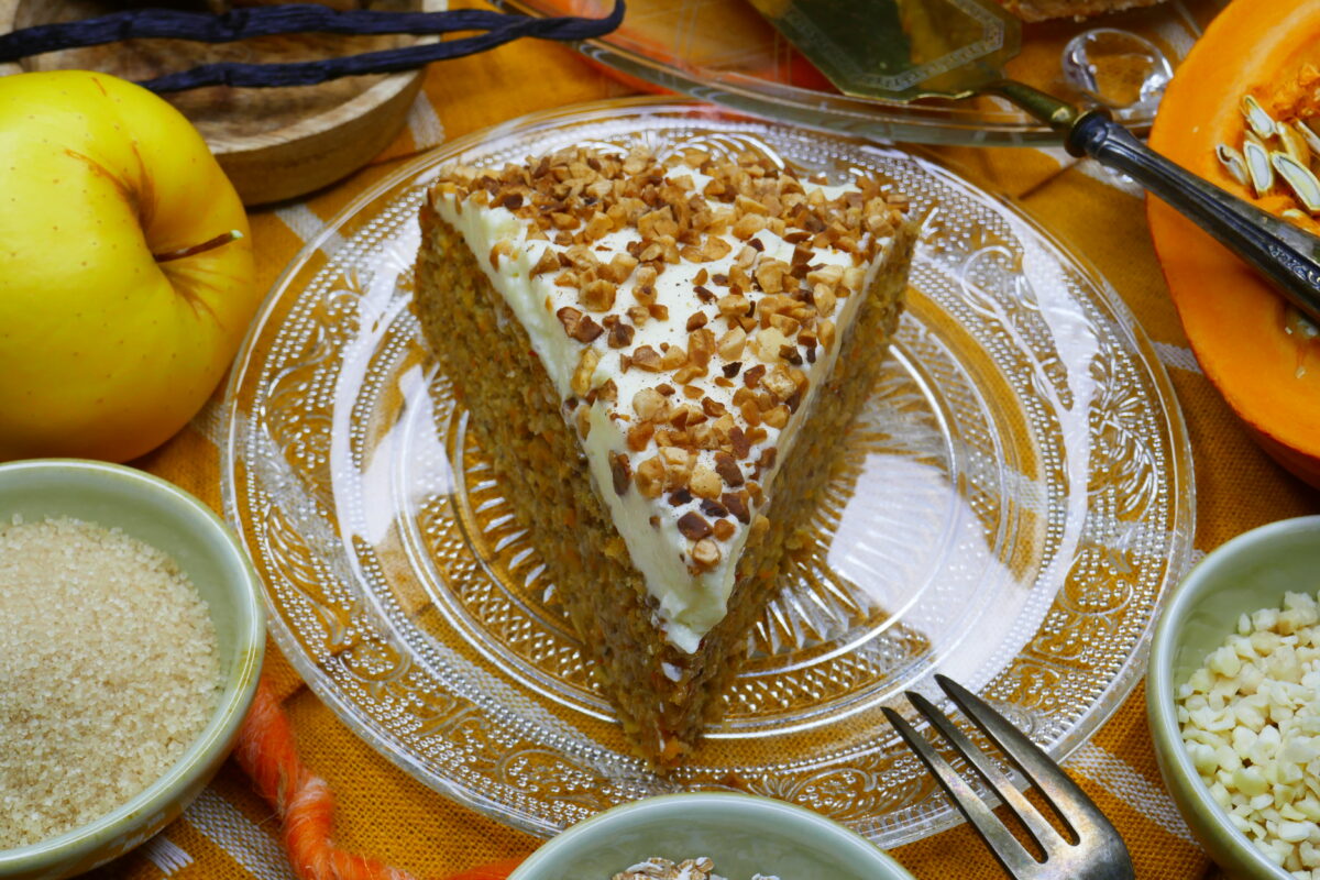 Kürbis-Apfel-Kuchen