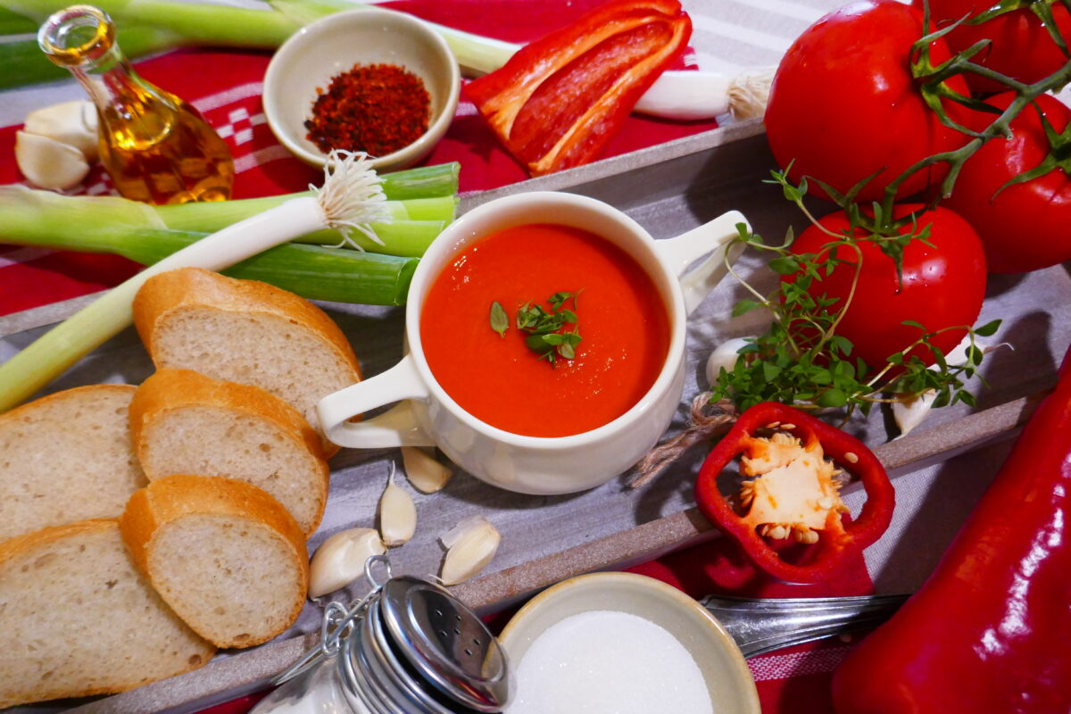 Paprika-Tomaten-Suppe