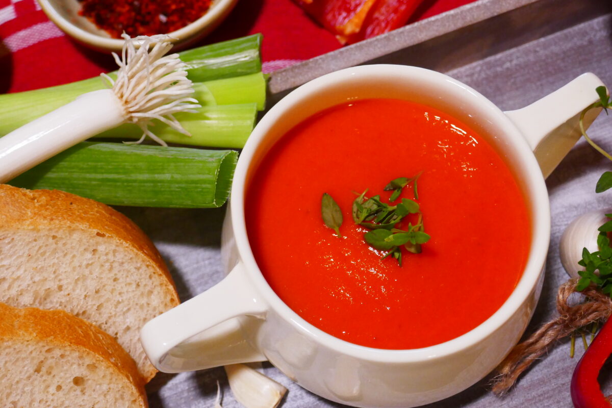 Paprika-Tomaten-Suppe
