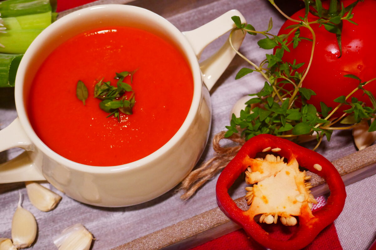 Paprika-Tomaten-Suppe