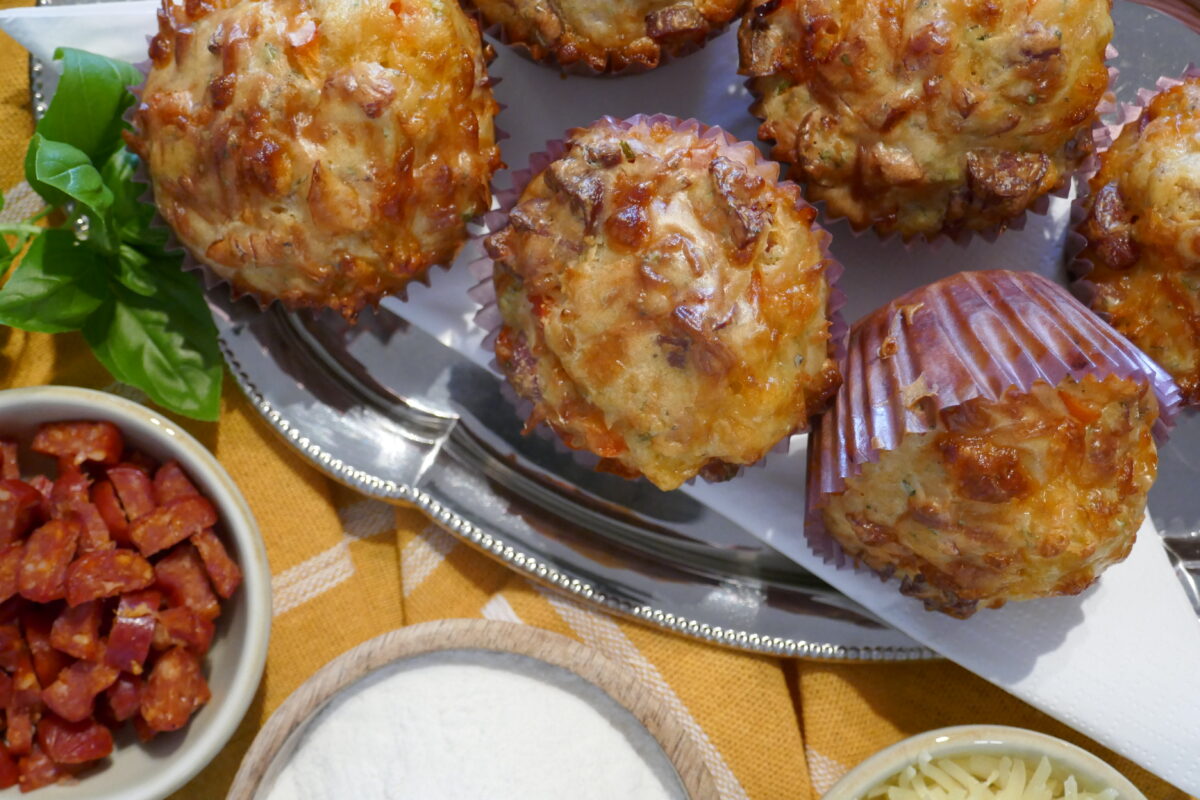 Herzhafte Pizza-Muffins