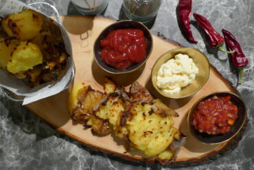 Knusprige Quetschkartoffeln