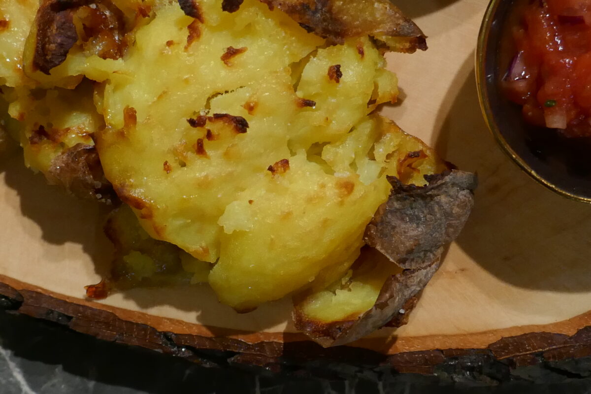 Knusprige Quetschkartoffeln