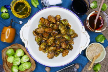 Honig-Balsamico-Rosenkohl