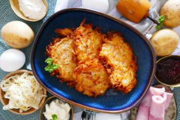 Knusprige Sauerkrautpuffer