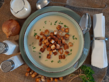 Spargelcreme-Suppe