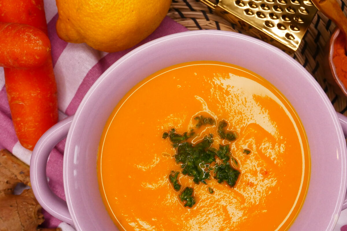 Süßkartoffel-Ingwer-Suppe
