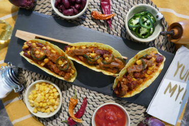 Mexikanische Tacos mit Rindfleisch