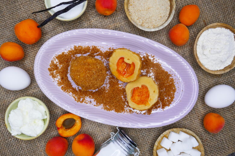 Süß-fruchtige Marillenknödel