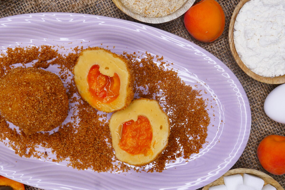 Süß-fruchtige Marillenknödel