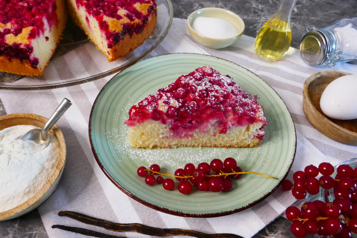 Schneller Johannisbeerkuchen