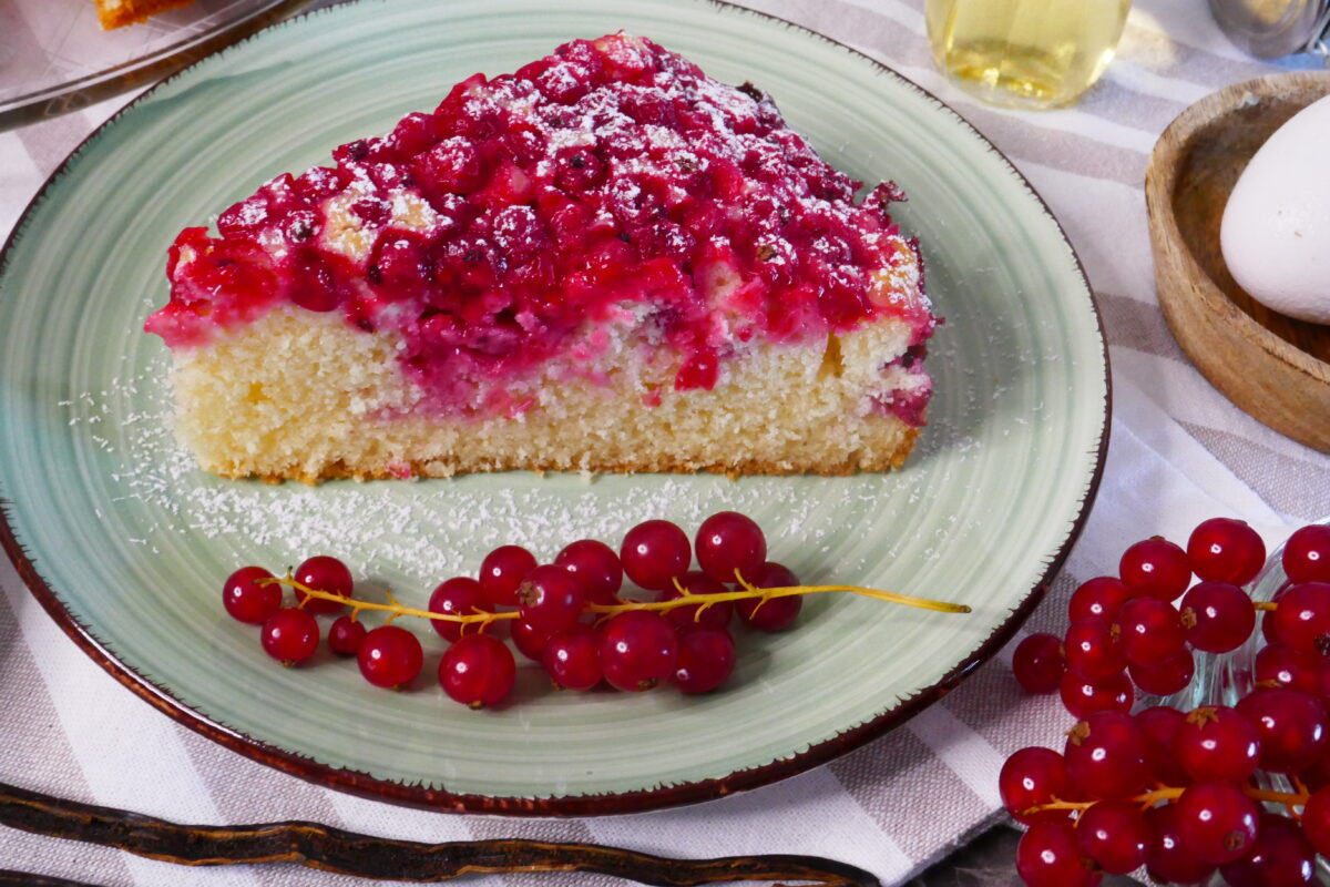 Schneller Johannisbeerkuchen