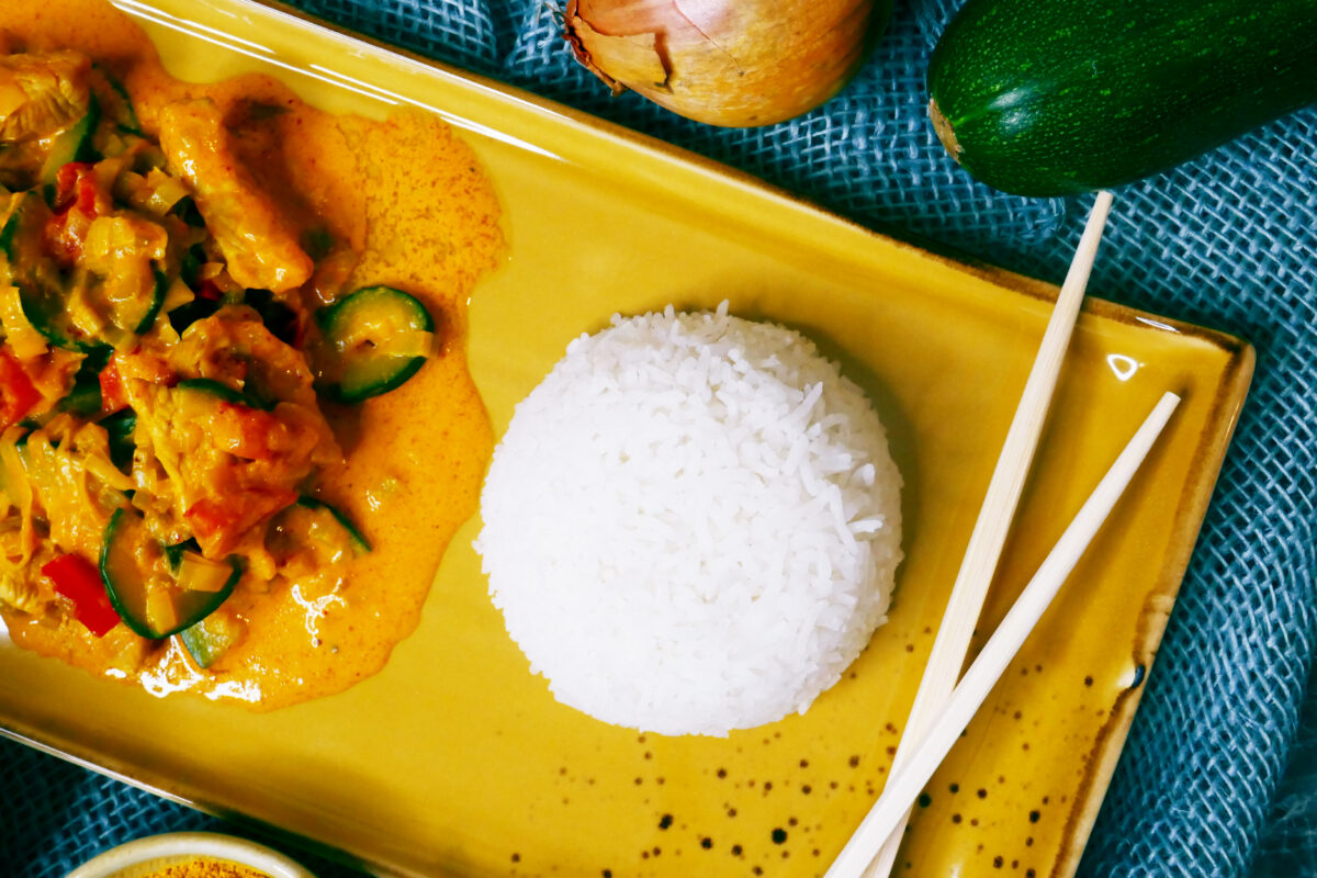 Putencurry mit Gemüse