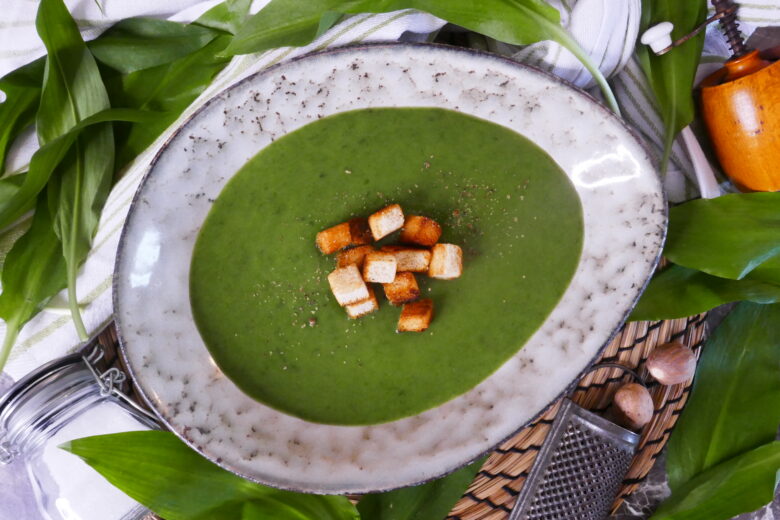 Cremige Bärlauchsuppe