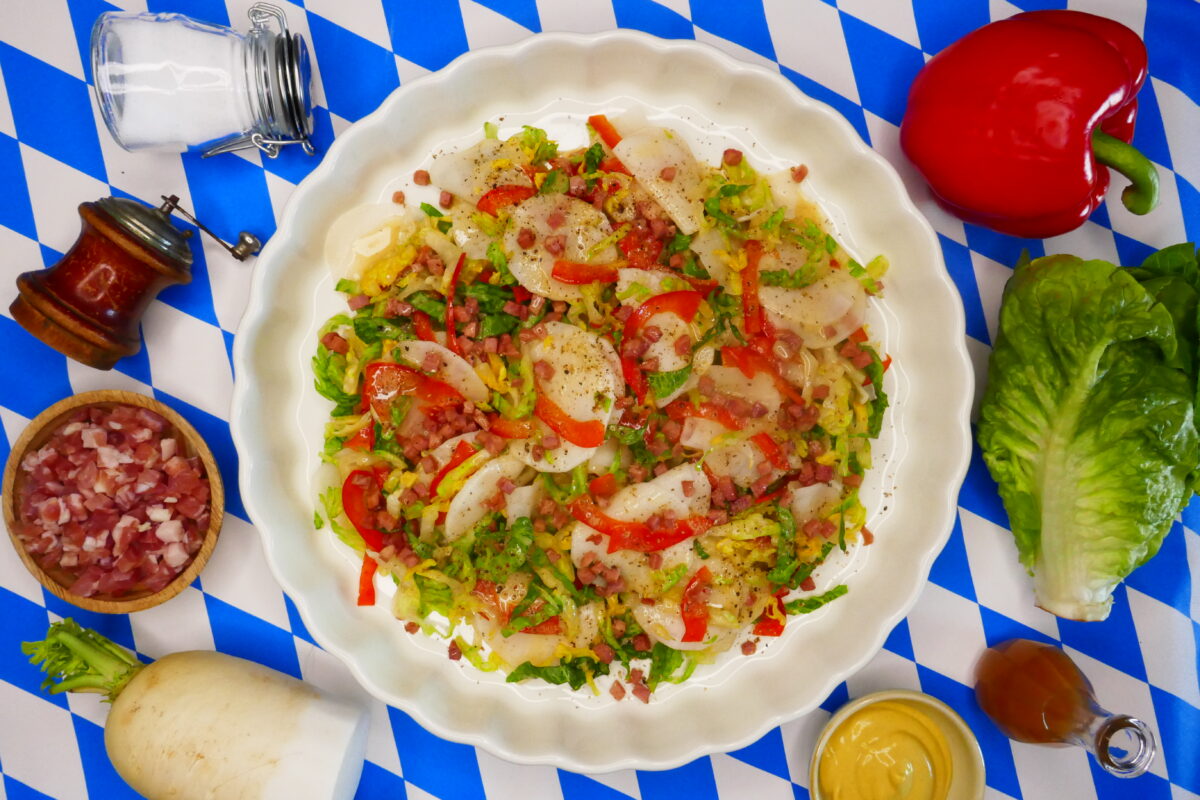 Rettich-Carpaccio-Salat