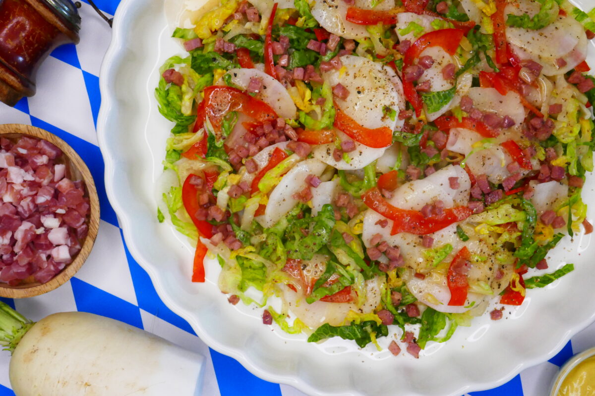 Rettich-Carpaccio-Salat